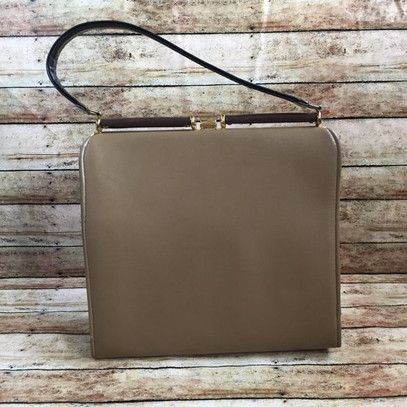 Vintage 50’s Top Handle Snap Closure Purse Handbag - Picture 9 of 9
